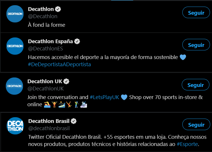 Decathlon Twitter